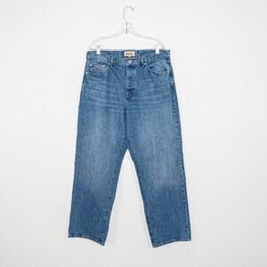 Stussy size 34 BIG OL Jean Denim in midium blue wash Baggy 90s fit